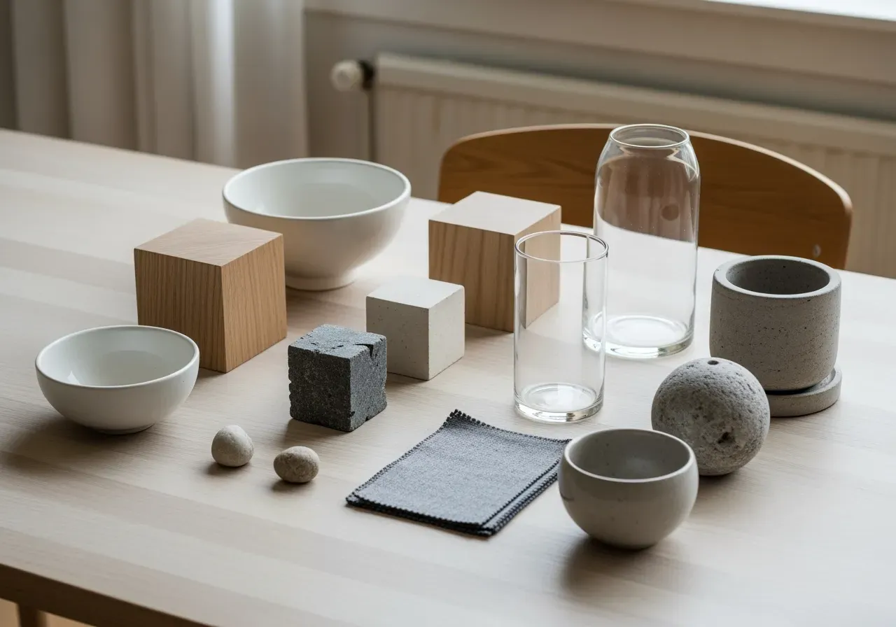 Översikt om form, storlek och material