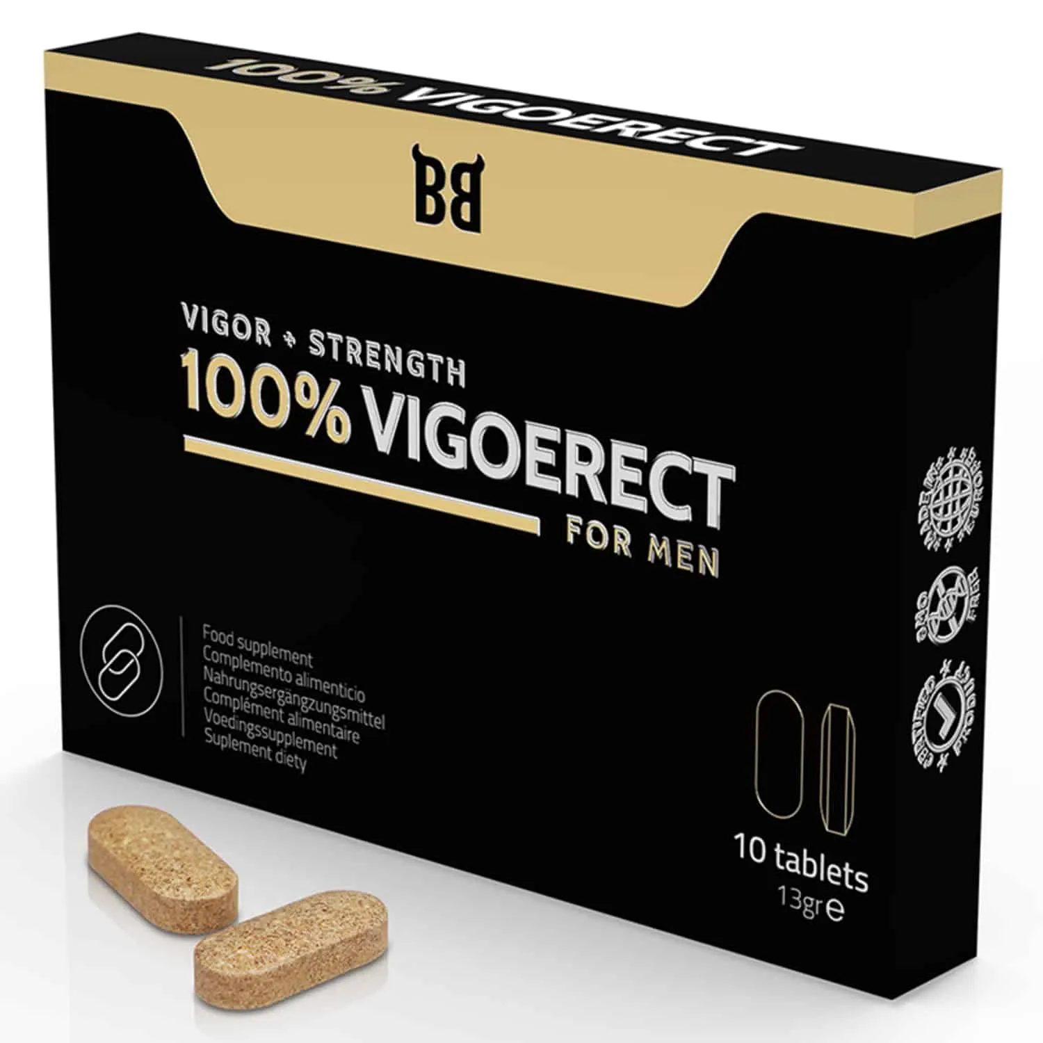 100% Vigoerect Kraft + styrka för män 10 Tabletter