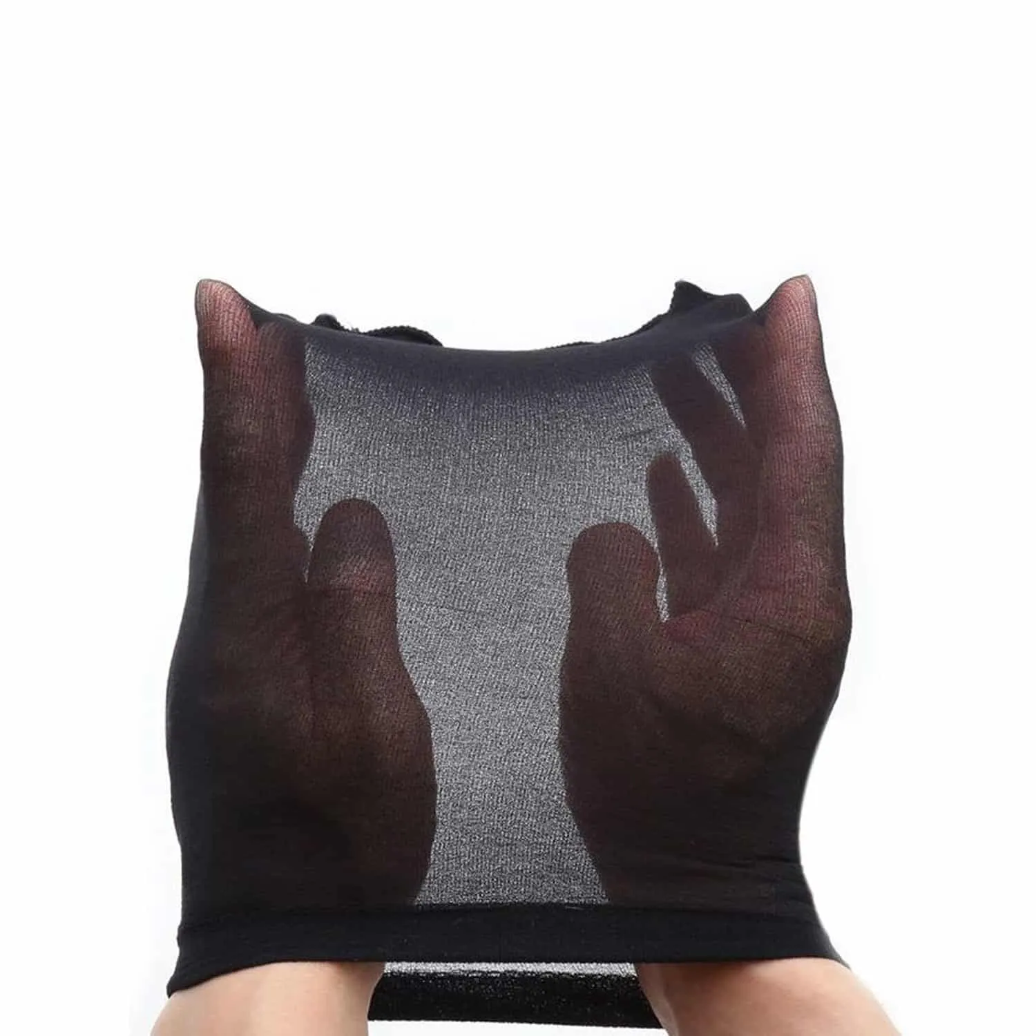 Bondage Huva Tights för ansiktet - Svart