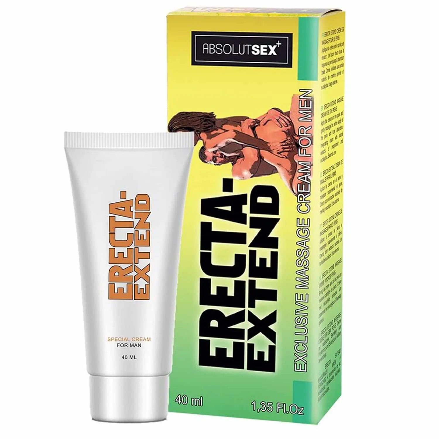 Erecta Extend Creme - Förstärker & Fördröjer - Massagekräm för män 40 ml