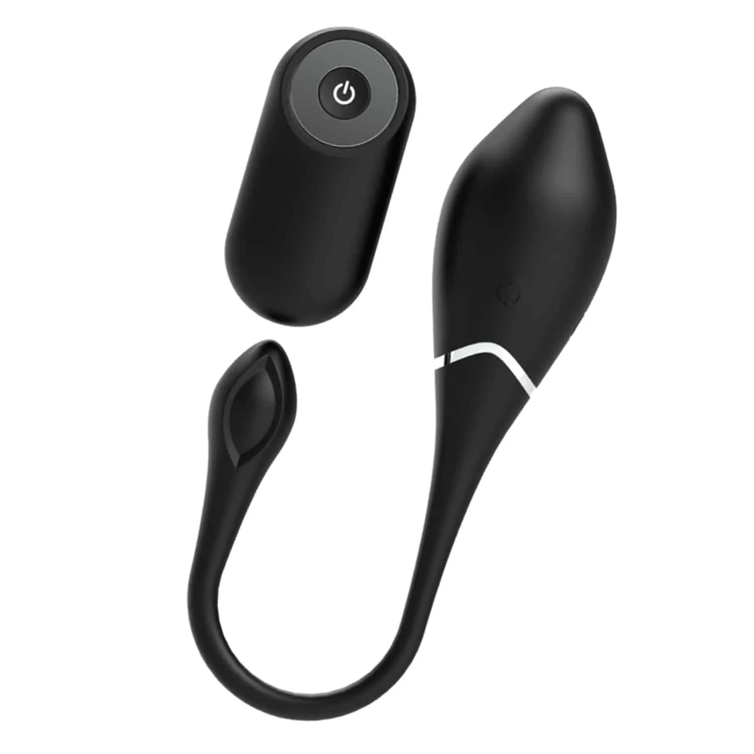 Jenell - Uppladdningsbar Äggvibrator med Fjärrkontroll - Svart