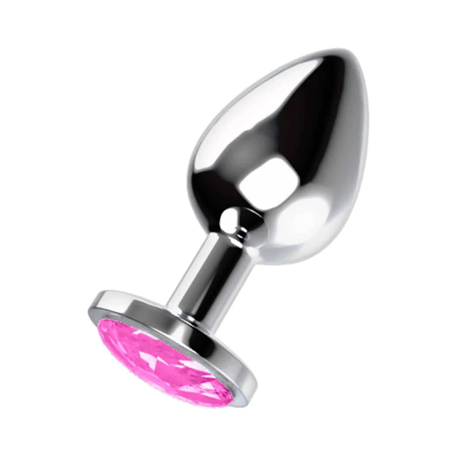 Öhmama! Analplugg Buttplug med Rosa Kristalldiamant - Small