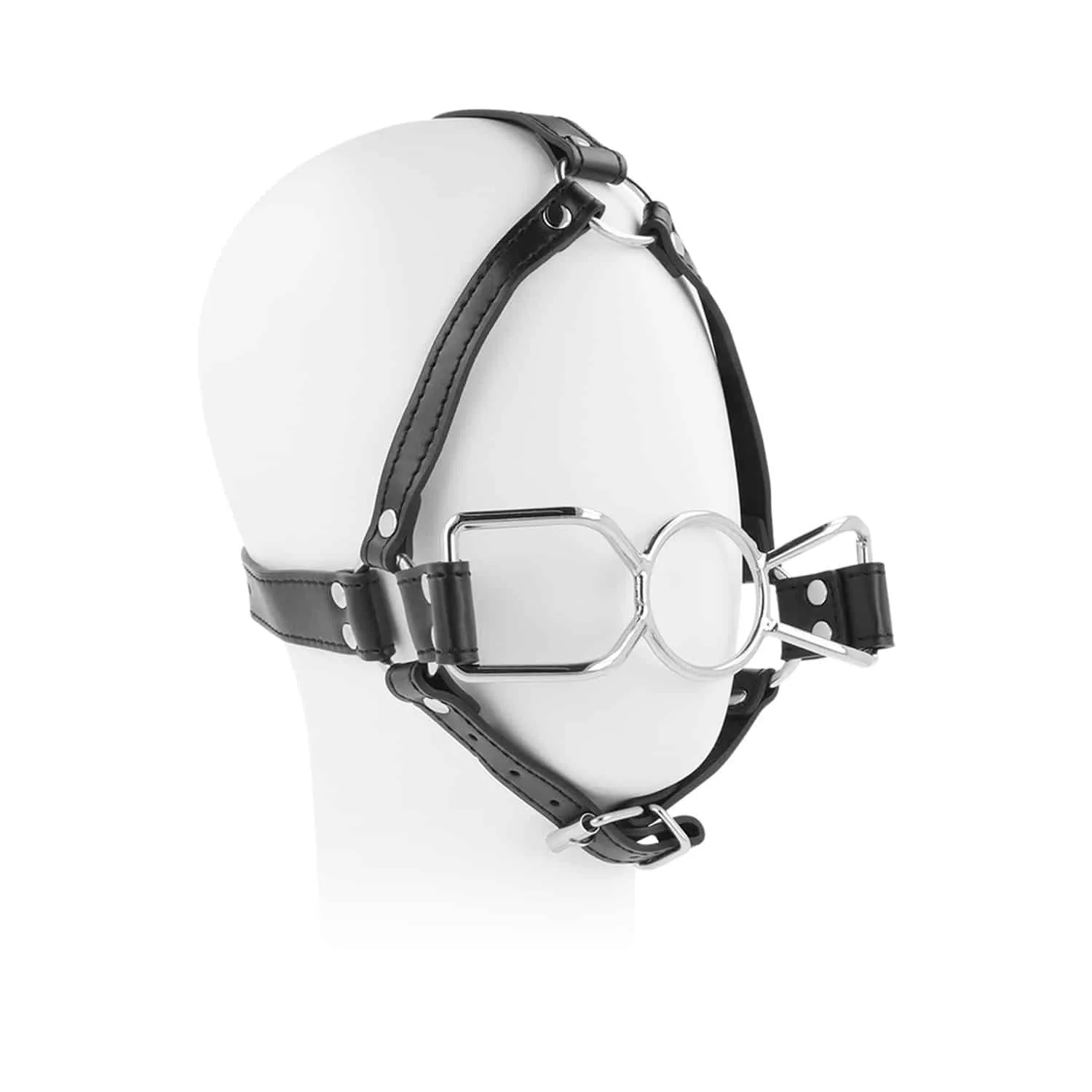 Öhmama! Ansiktssele med Ring Gag Munkavel - Svart