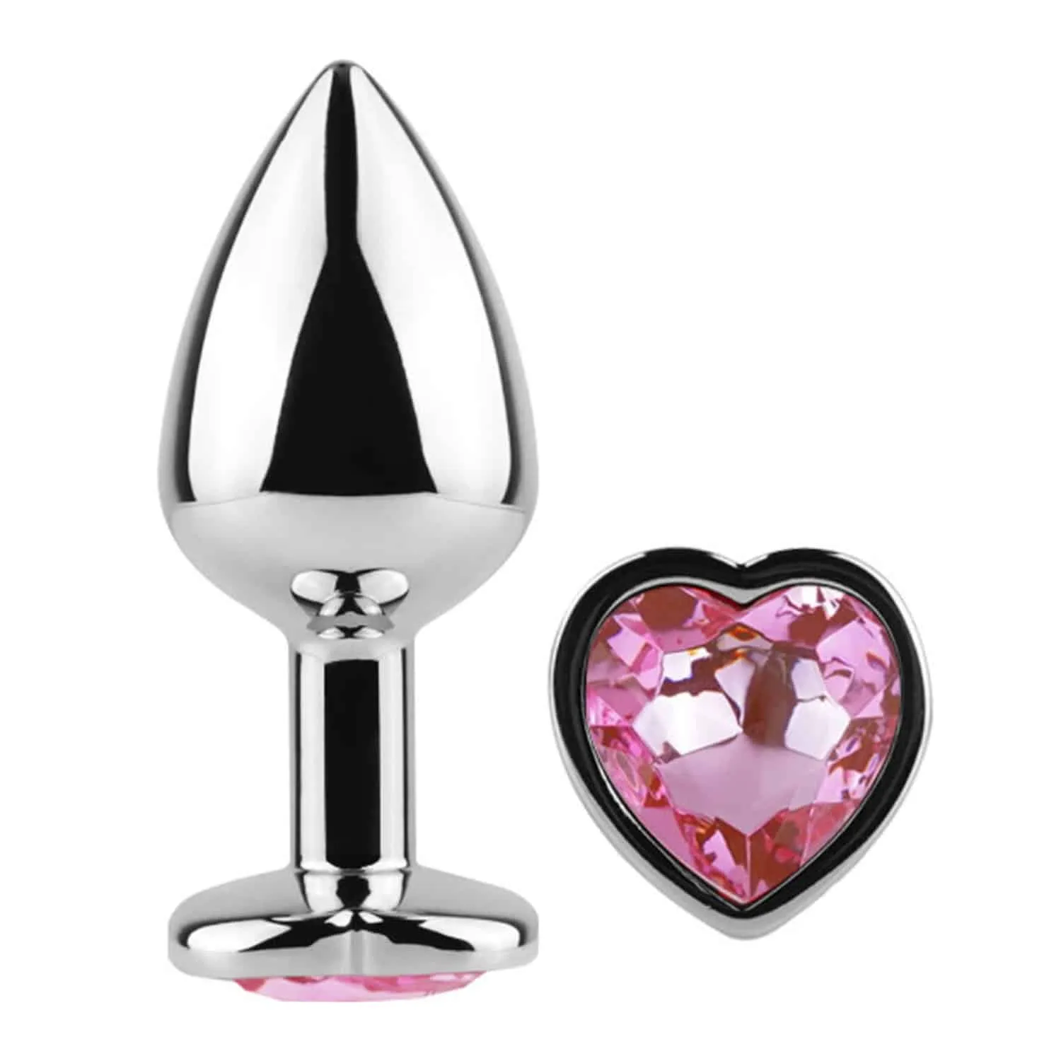 Plug&Play Limited Edition Buttplug - Fuchsia Heart Analplugg 7 cm - Small