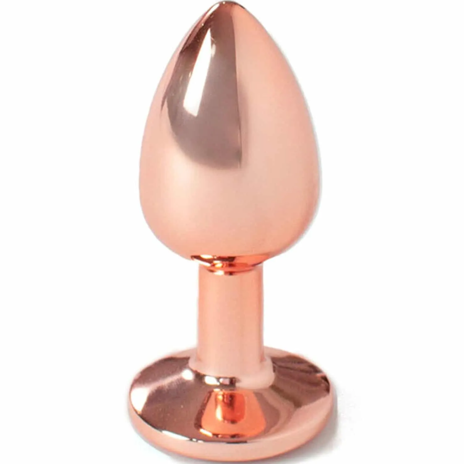 Plug&Play Limited Edition Buttplug - Roséguld Analplugg i metall 7 cm - Small