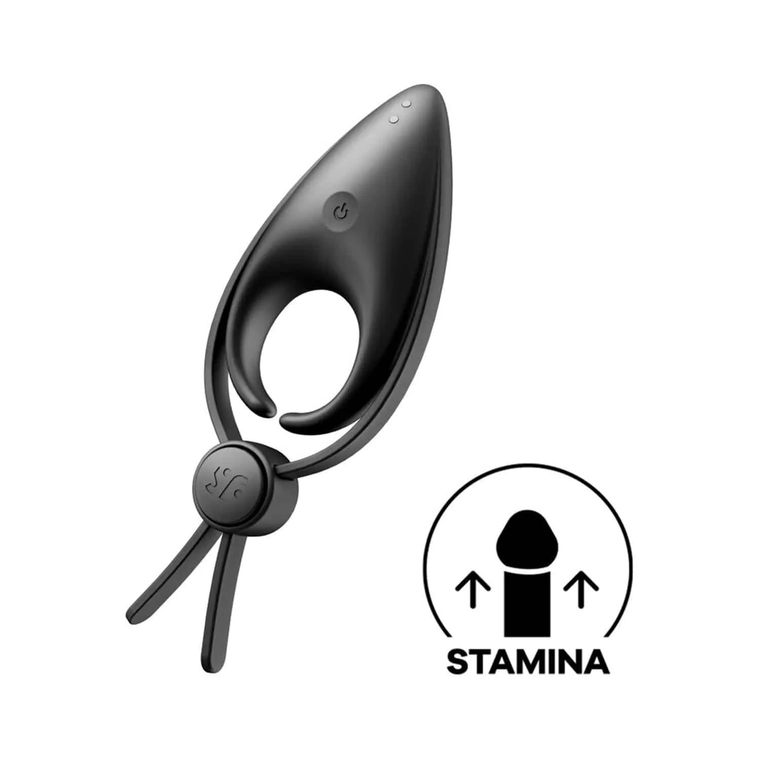 Satisfyer - Sniper Justerbar Penisring med Vibrator - Svart