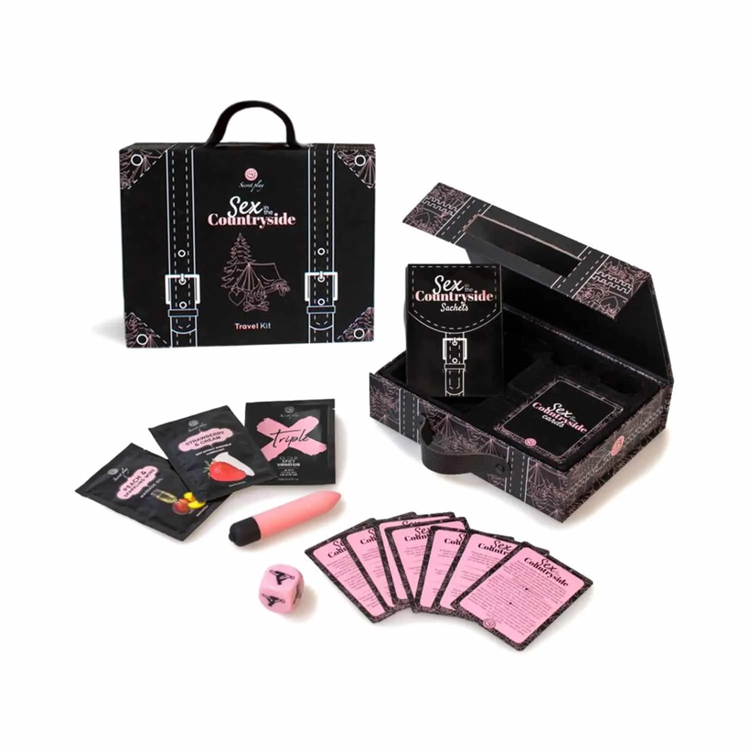 Secretplay - Sexspelet för par - Sex på Landet - Resepaket (EN/ES/DE/FR/NL/PT)