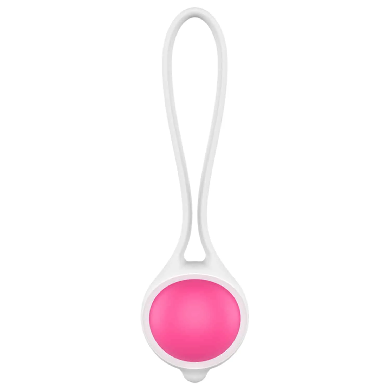 Womanvibe - Geishakula Keisy I Knipkula i Premium Silikon - Vit/Rosa